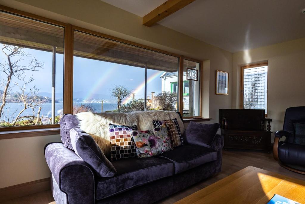 Posezení v ubytování Shore Cottage Isle of Skye