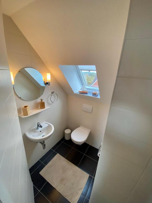 Koupelna v ubytování Ferienwohnung Uttied