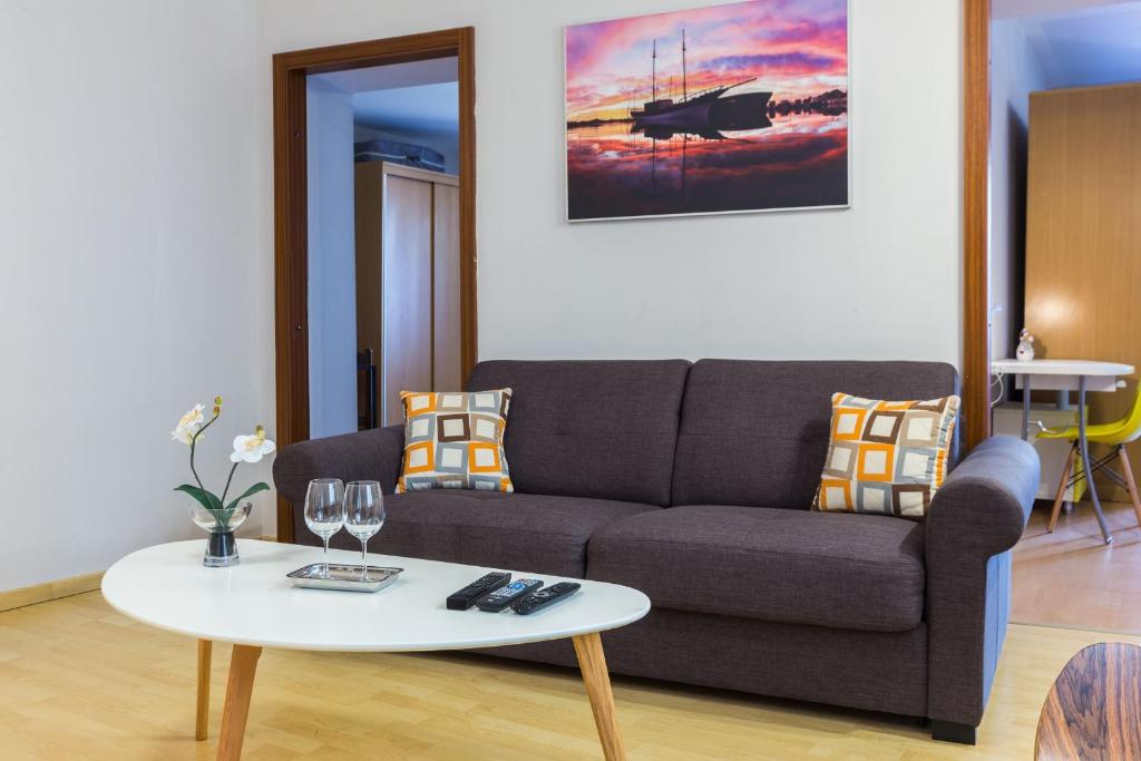 Część wypoczynkowa w obiekcie Quattro Cantoni Apartments