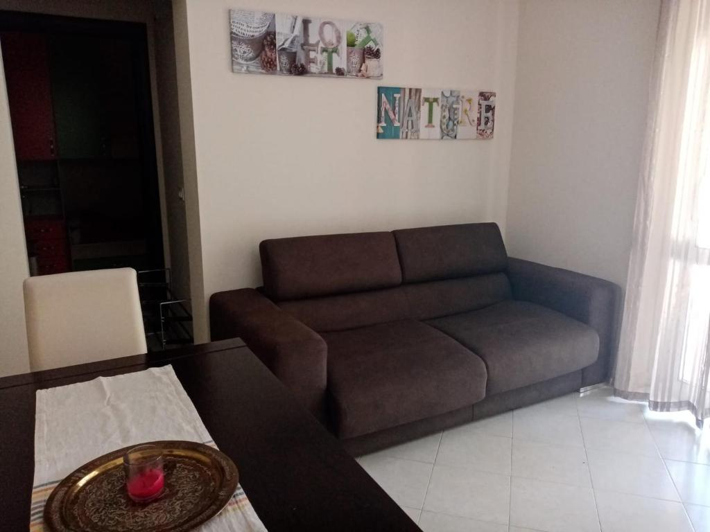 Posezení v ubytování Apartment Difesa Pizzo