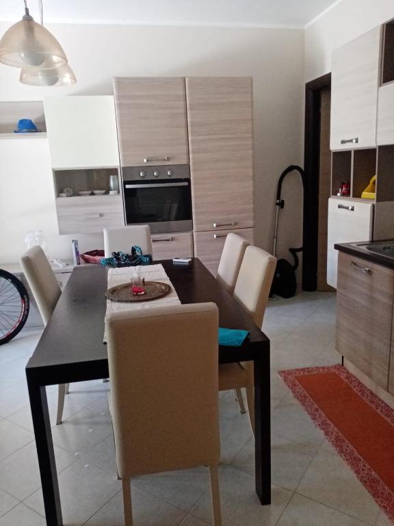 Kuchyň nebo kuchyňský kout v ubytování Apartment Difesa Pizzo