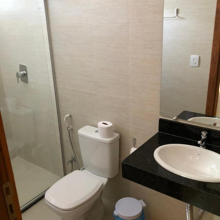 Koupelna v ubytování KK Palace Hotel