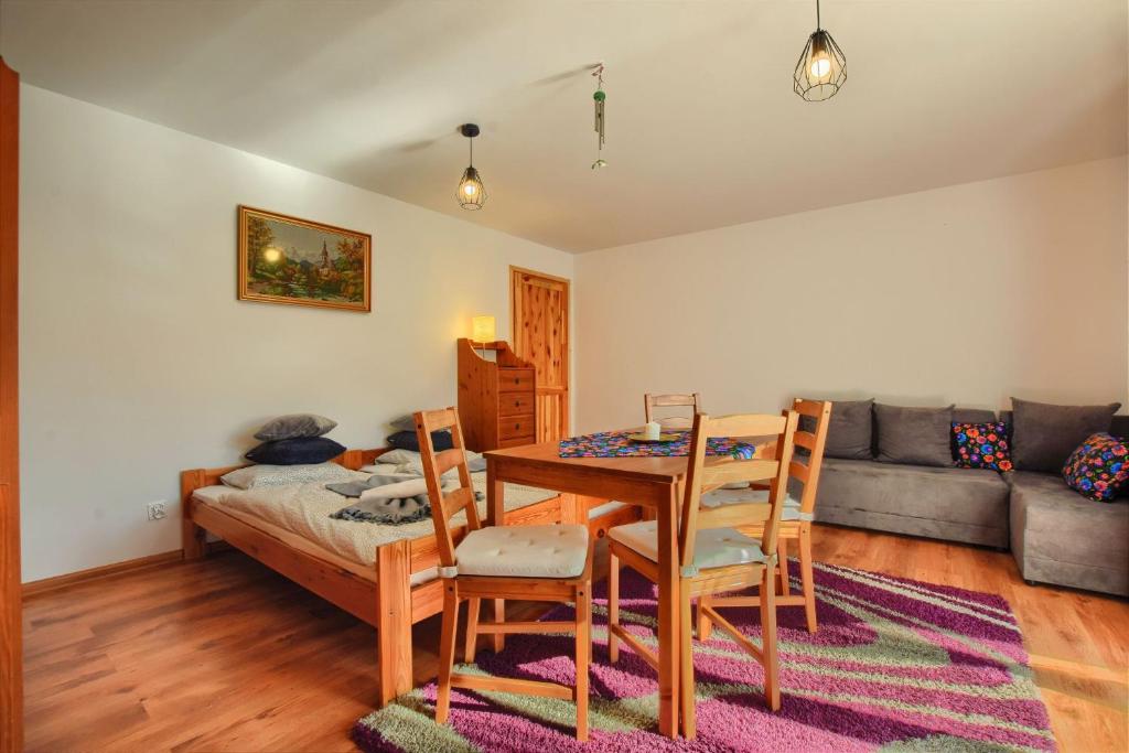 Posezení v ubytování Apartamenty Soszów