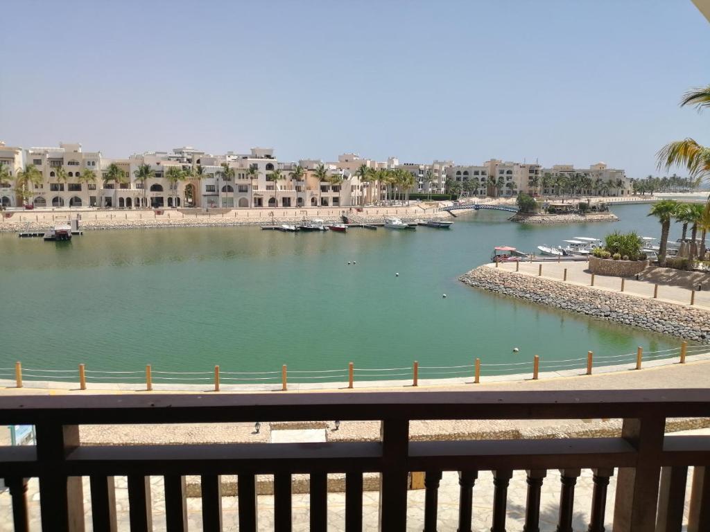 a view of a river with boats in it at Wateera Hawana Salalah in Salalah