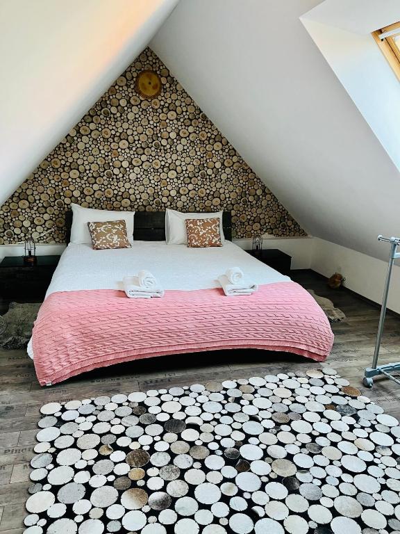 Postel nebo postele na pokoji v ubytování Romantic Apartments Sweet Baci