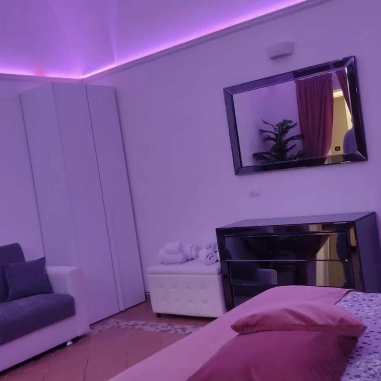 Posezení v ubytování B&B Mamma Splendora