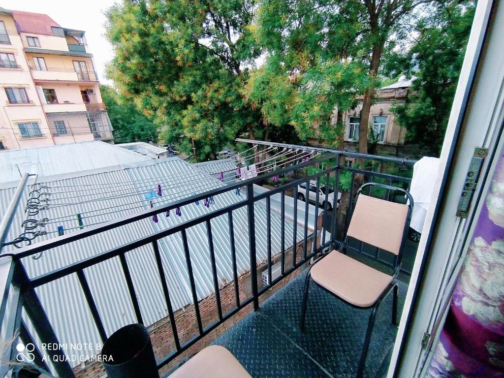 Balkón nebo terasa v ubytování Rose House