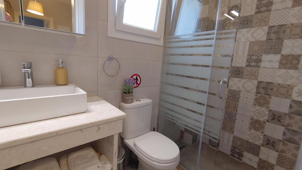 Koupelna v ubytování Villa Marietta