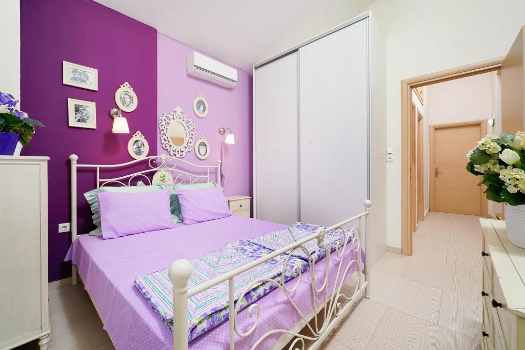 Кровать или кровати в номере Villa Bettina