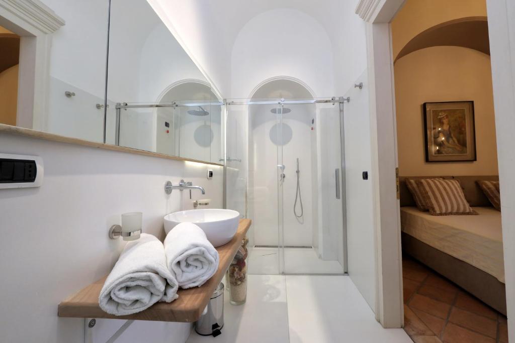 Koupelna v ubytování Casa Raiola Ercolano Luxury Rooms & Spa