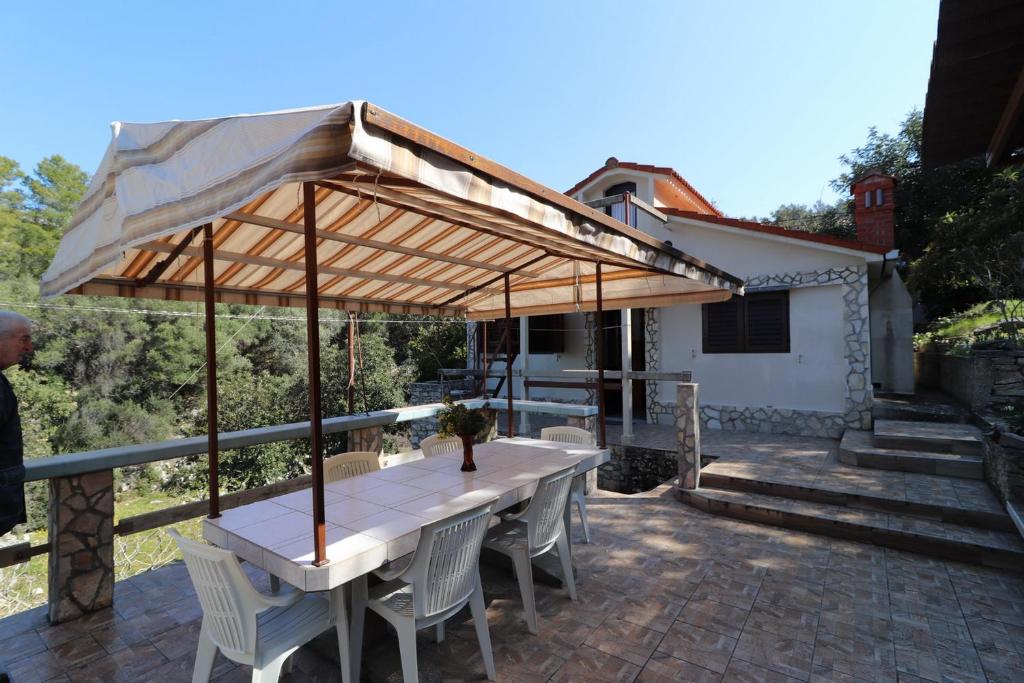 Balkón alebo terasa v ubytovaní Holiday House Danica
