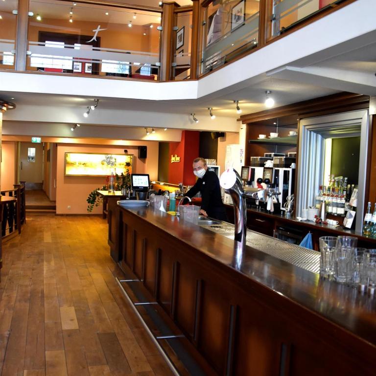 Lounge nebo bar v ubytování Hotel zur Börse