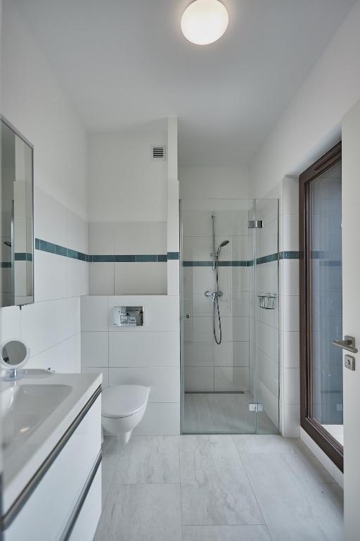 Kúpeľňa v ubytovaní Apartamenty Świnoujście - Kormoran