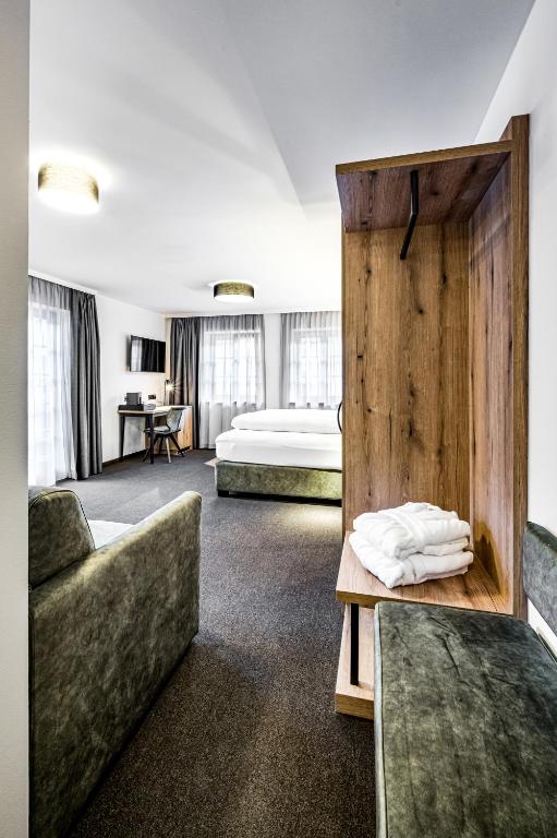 Posteľ alebo postele v izbe v ubytovaní Sonnalp Residences