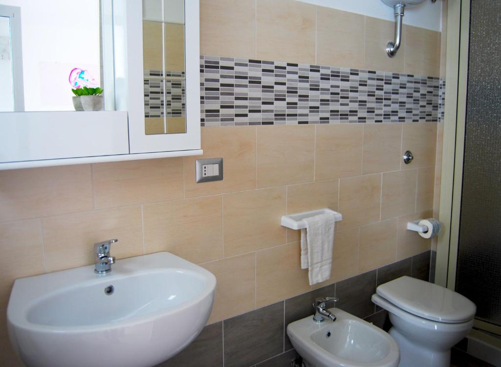 Kúpeľňa v ubytovaní B&B Capo Rizzuto fronte Mare