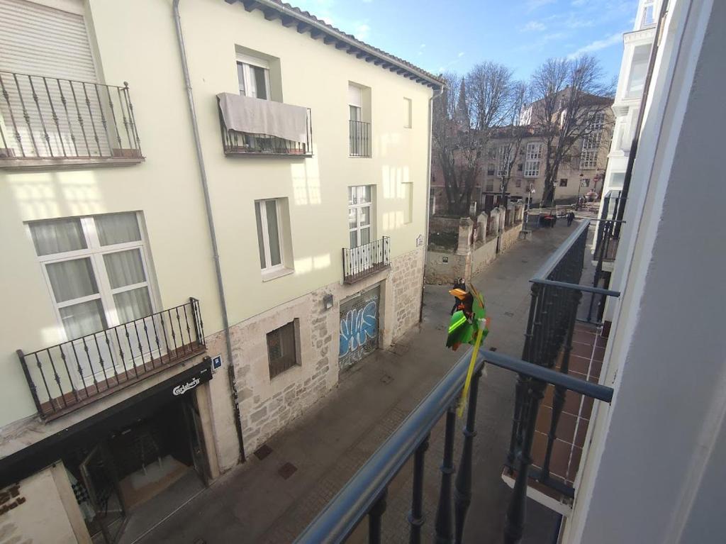 Balkón nebo terasa v ubytování Los Castaños de Burgos