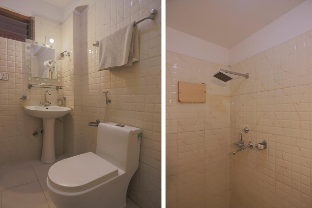 Koupelna v ubytování OYO 789 Hotel Shivam Plaza