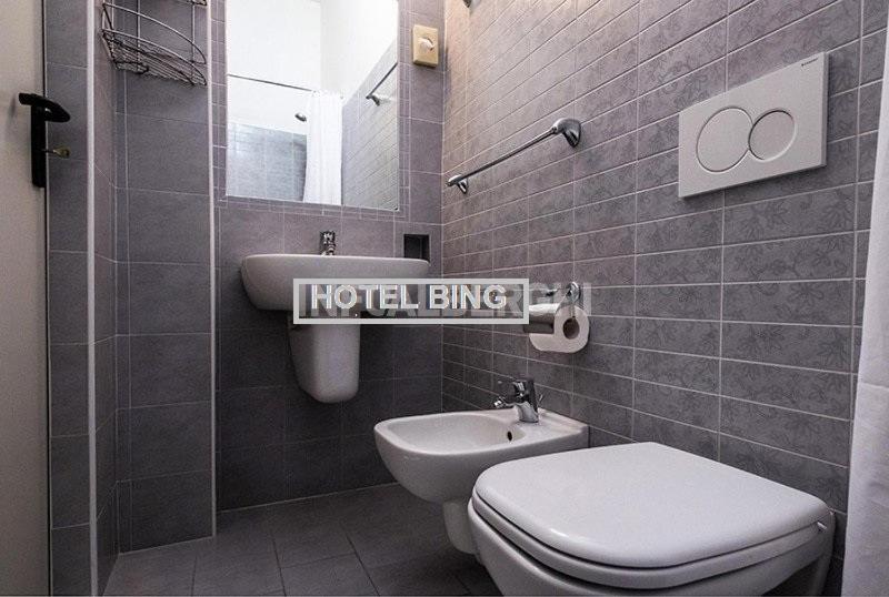 Koupelna v ubytování Hotel Bing