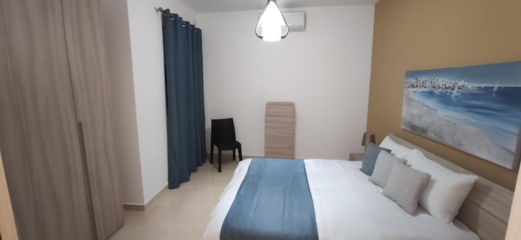 Letto o letti in una camera di Searenity