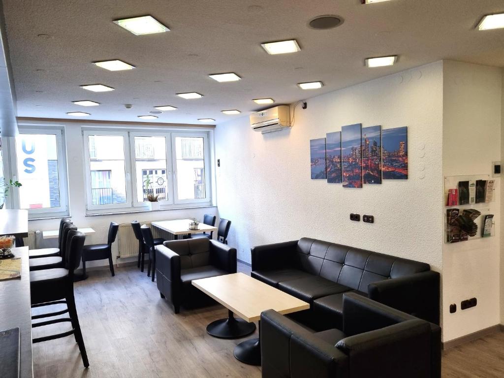 Posezení v ubytování Adler Hotel Frankfurt