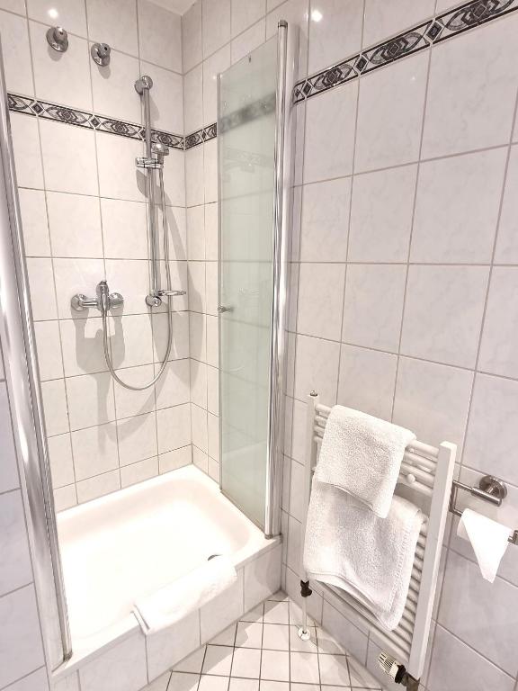 Koupelna v ubytování Adler Hotel Frankfurt