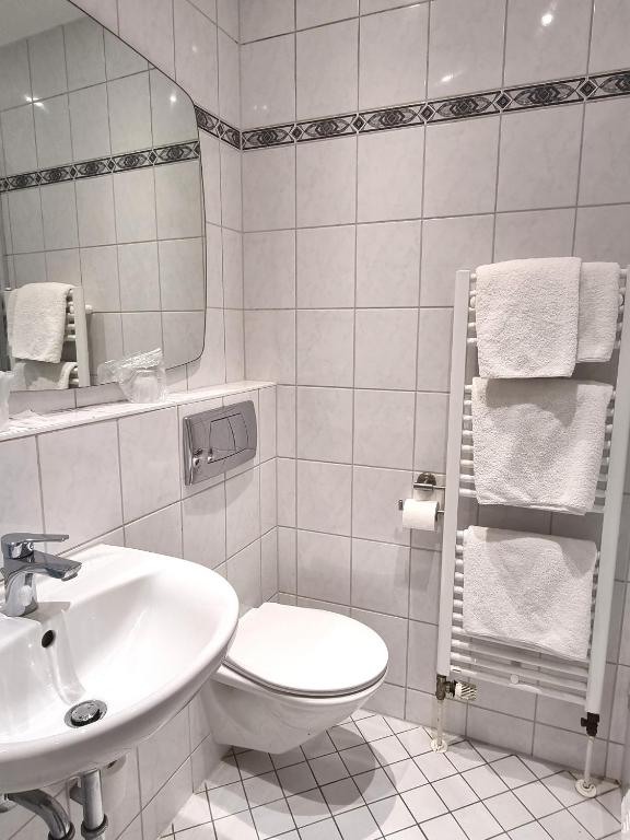Koupelna v ubytování Adler Hotel Frankfurt
