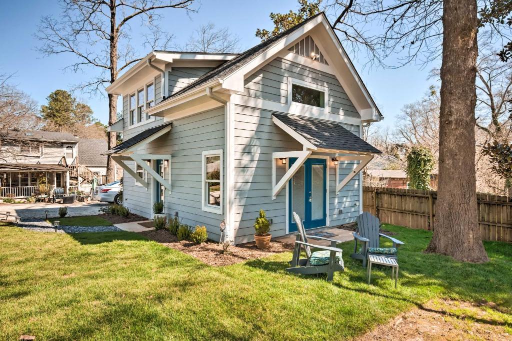 a small house with a yard at West Atlanta Craftsman Studio with Front Yard! in Atlanta