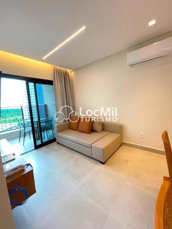 Posezení v ubytování Apartamento em Resort - Premium