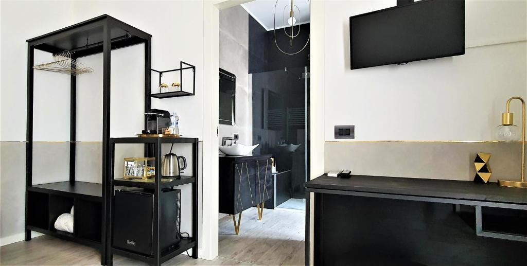 Kuchyň nebo kuchyňský kout v ubytování Welcome Verona Rooms