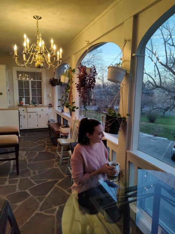 Posezení v ubytování Sleepy Hollow Manor