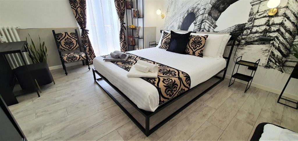 Postel nebo postele na pokoji v ubytování Welcome Verona Rooms