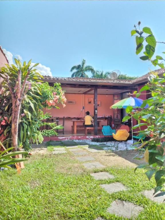 Zahrada ubytování Pousada Lira Praieira Paraty