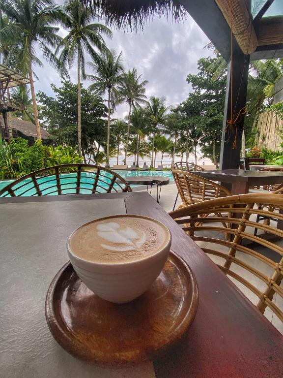 Balkón nebo terasa v ubytování Siargao Island Villas