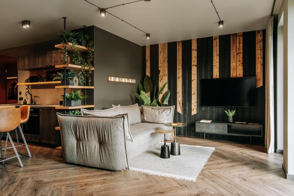 Posedenie v ubytovaní Apartament Riders Lodge Bielsko-Biała Jeżynowa