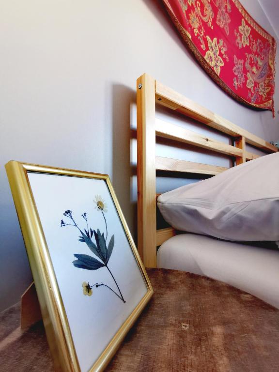 Postel nebo postele na pokoji v ubytování Wetlina 21