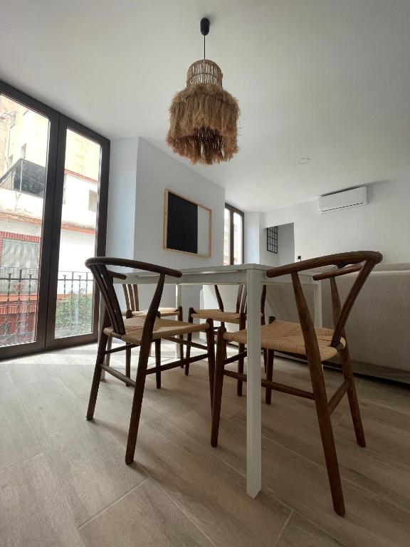 TV a/nebo společenská místnost v ubytování Carmela Apartment.