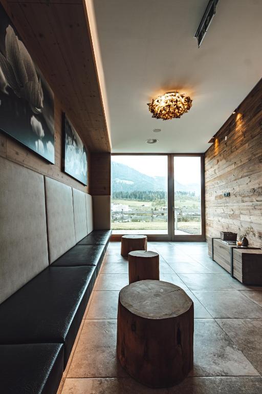 Posezení v ubytování Hotel Chalets Grosslehen