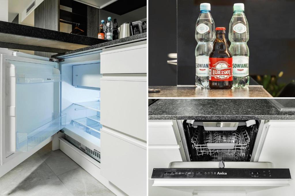 Kuchyňa alebo kuchynka v ubytovaní PLATiNIUM HOUSE & SPA BASEN-SAUNA CENTRUM