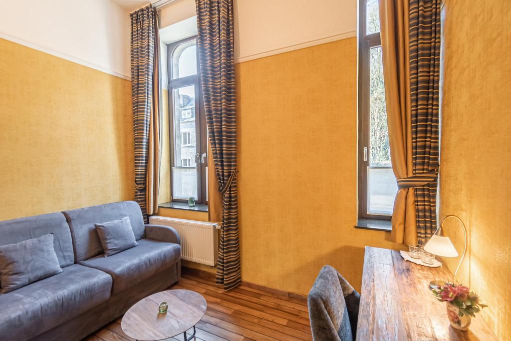 Posezení v ubytování Hotel des Comtes Durbuy