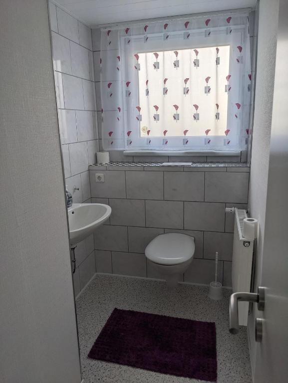 Koupelna v ubytování Haus Am Battenstein