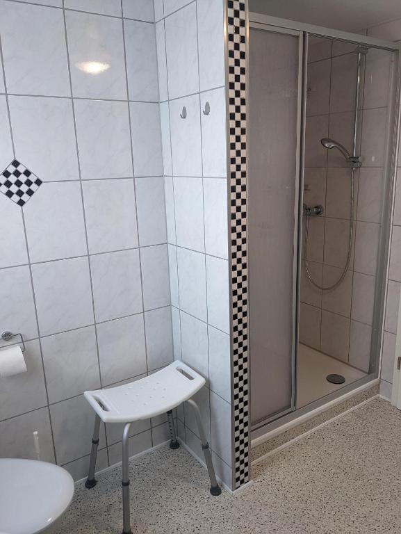 Koupelna v ubytování Haus Am Battenstein