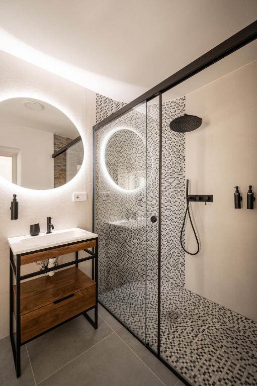 Koupelna v ubytování Guesthouse diWINE