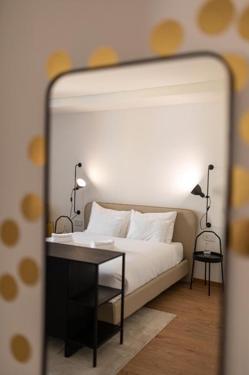 Postel nebo postele na pokoji v ubytování Guesthouse diWINE