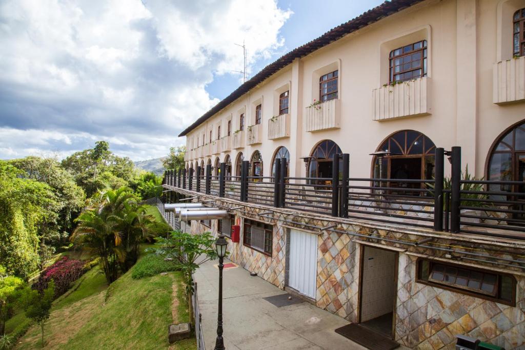 Balkón nebo terasa v ubytování SESC OURO PRETO
