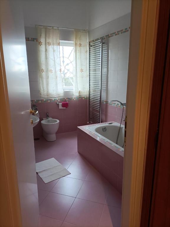 Koupelna v ubytování Locanda del Principe