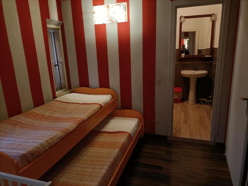 Postel nebo postele na pokoji v ubytování Locanda del Principe