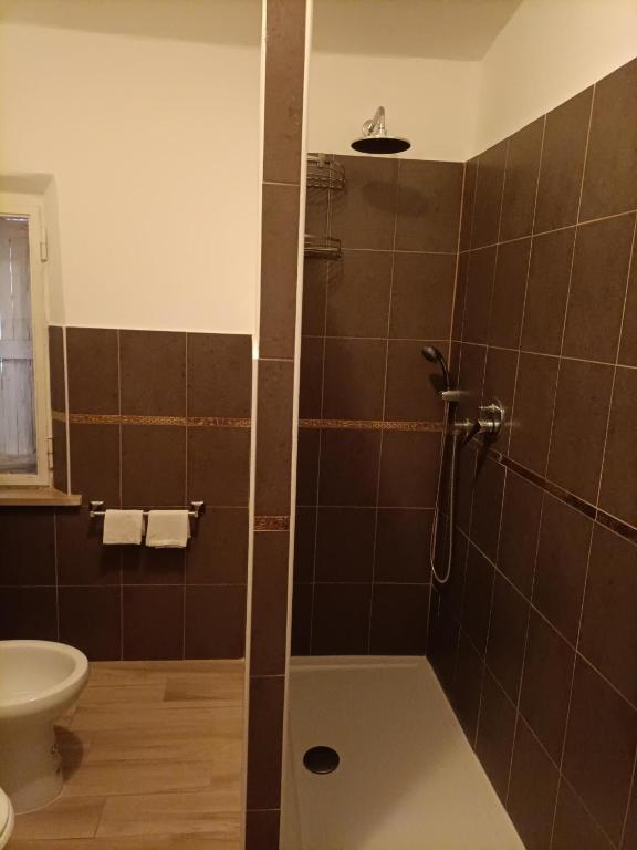 Koupelna v ubytování Locanda del Principe