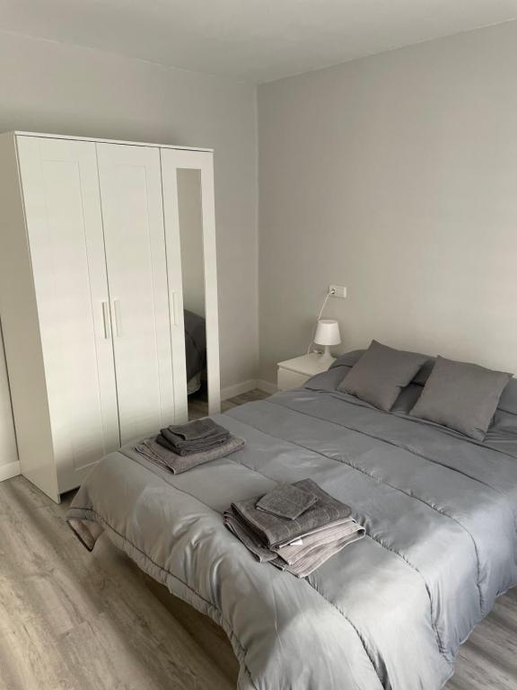 Postel nebo postele na pokoji v ubytování Apartamento Espolón
