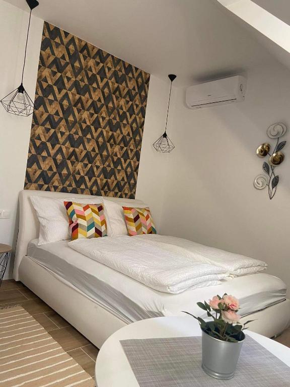 Postel nebo postele na pokoji v ubytování Villa Corner