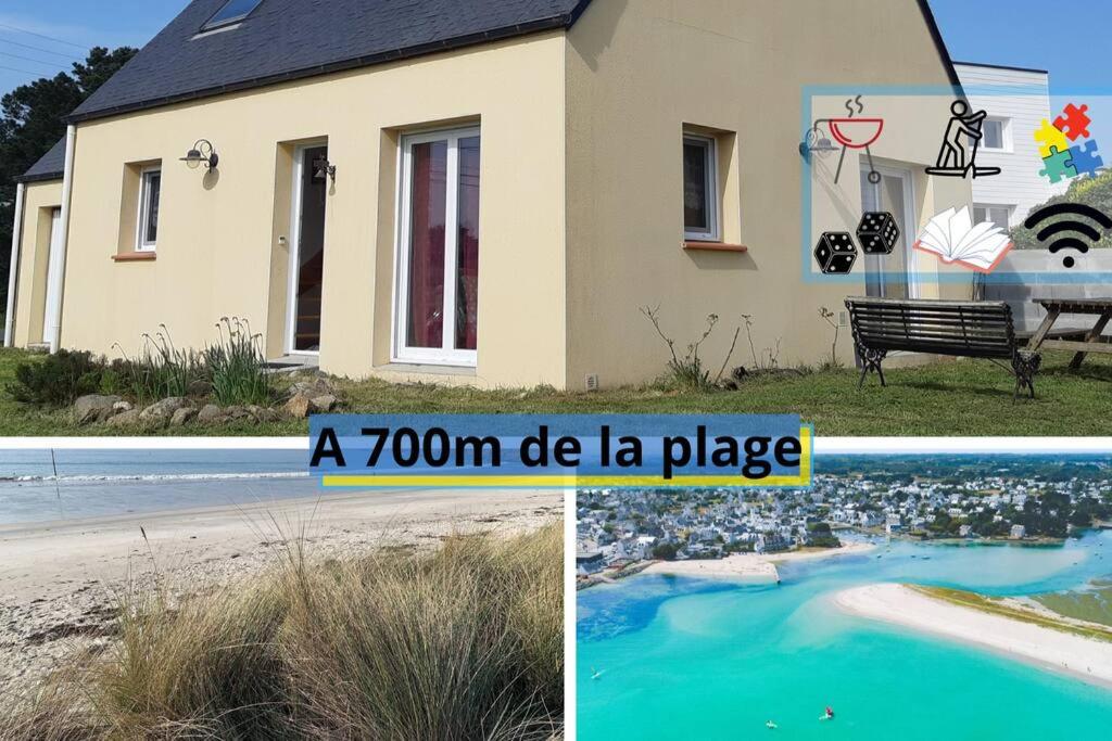 una casa zoom be la place con piscina di Idéal Famille à 700m plage - Paddle et vélo inclus a Loctudy
